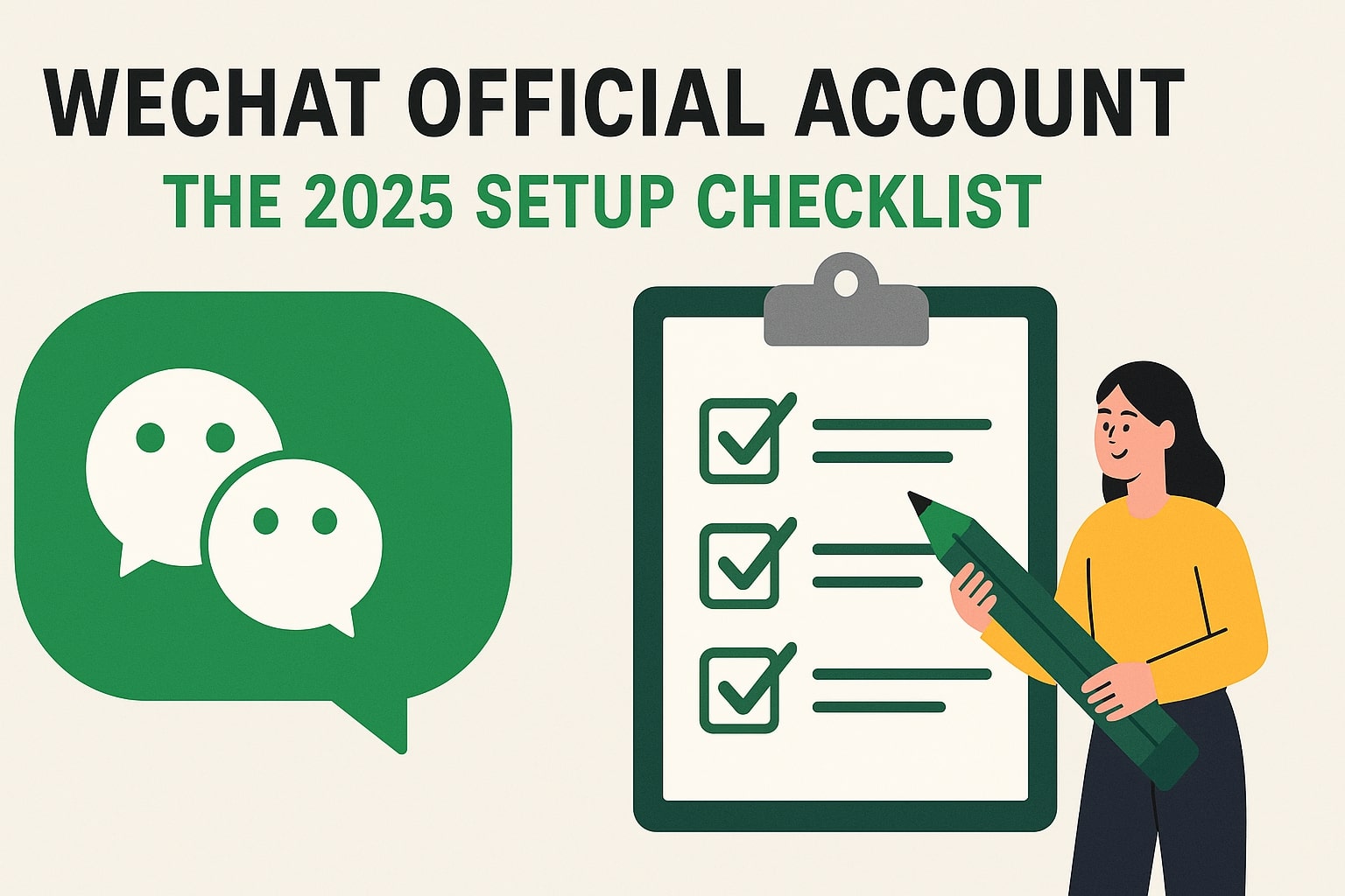WeChat Official Account 2025 Checklist