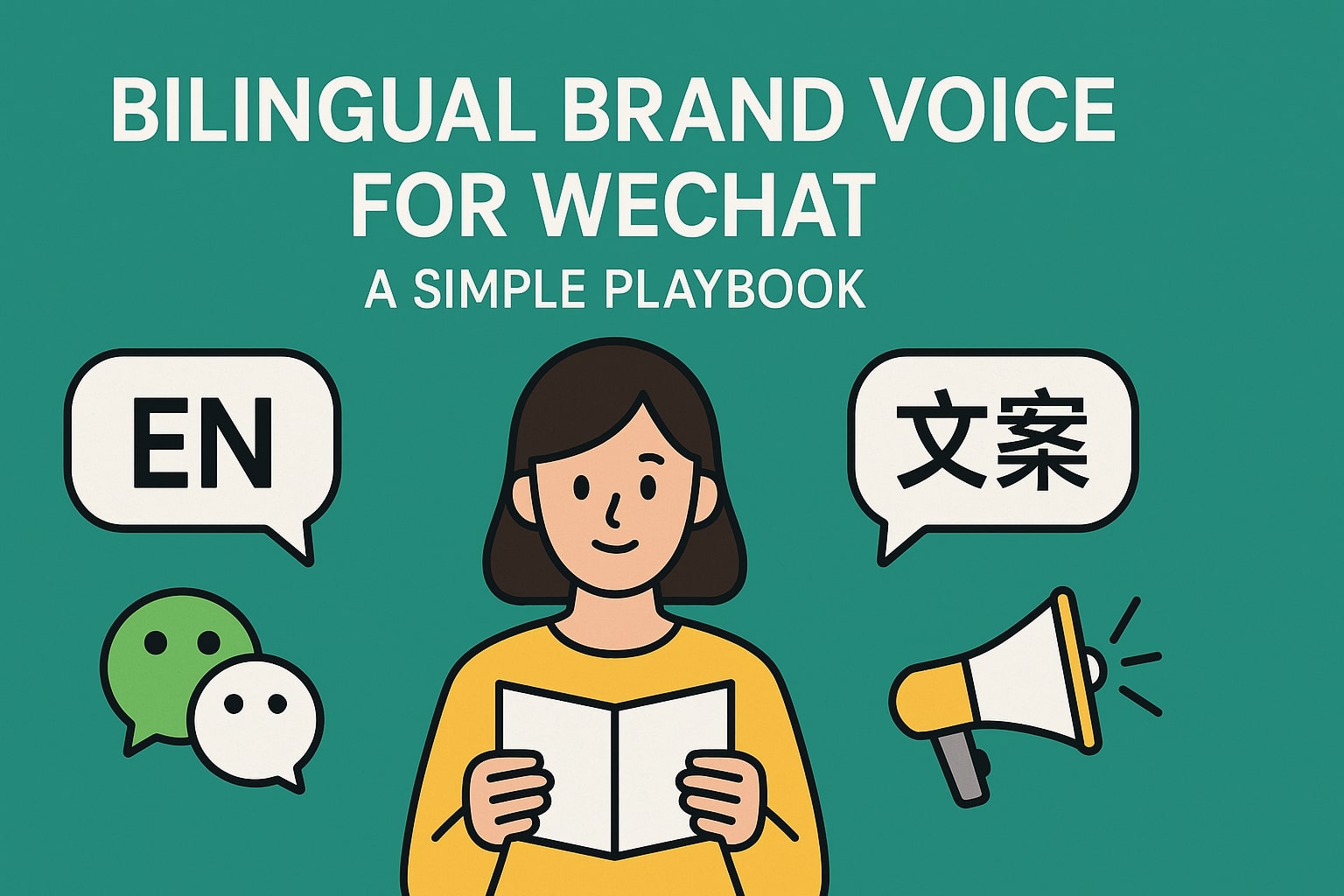 Bilingual tone of voice for WeChat
