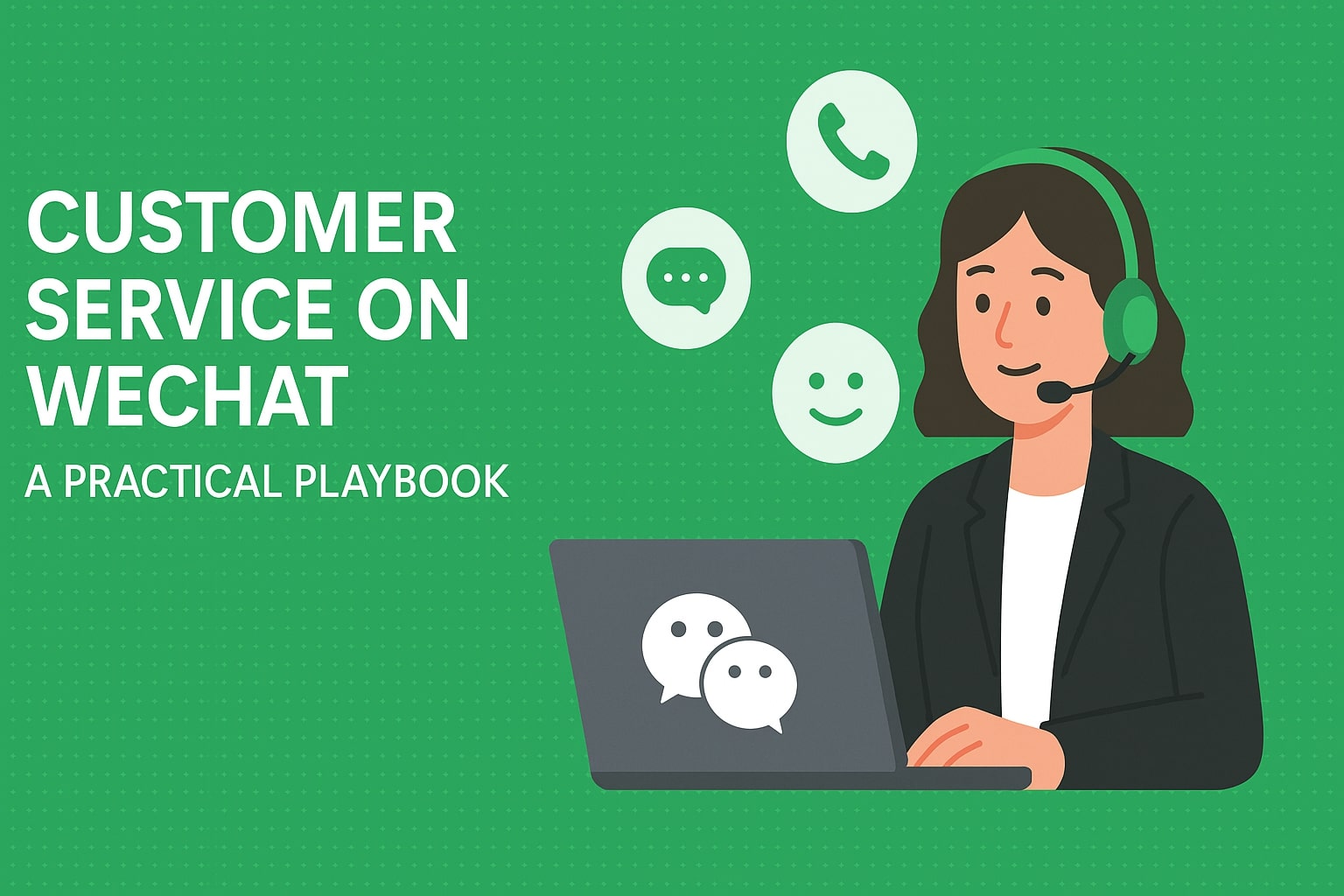 Customer service playbook for WeChat