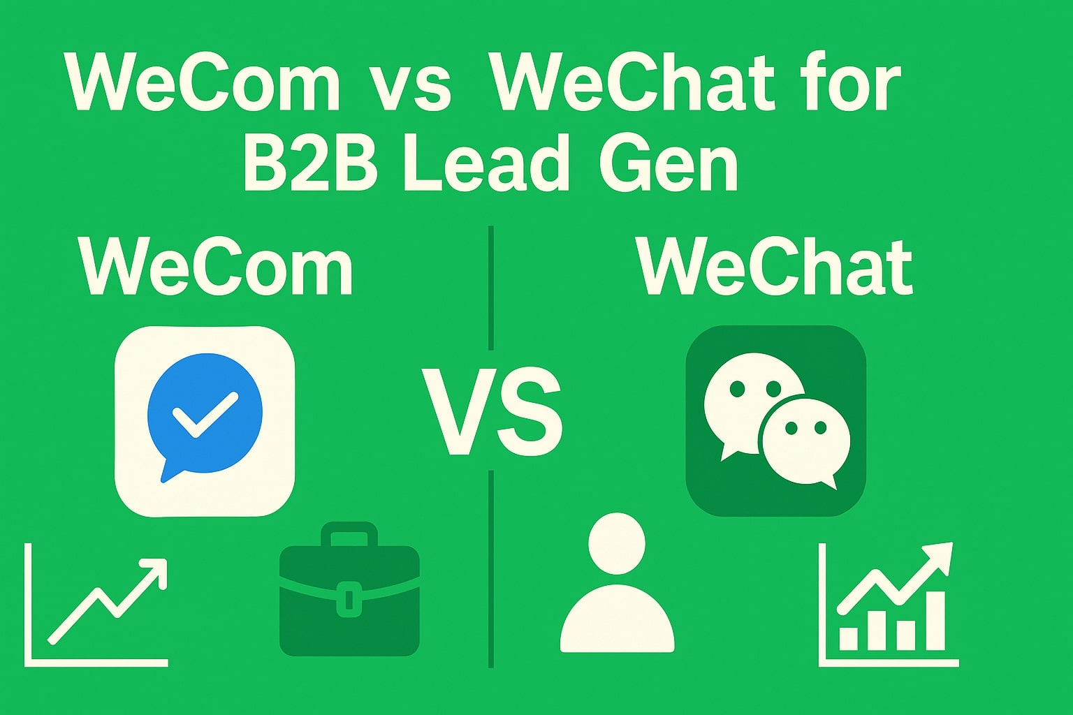 WeCom vs WeChat for B2B lead gen